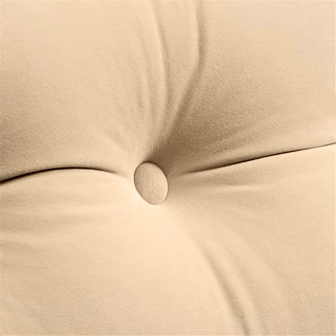Triangular Reading Bed Rest Pillow Large Bolster Cushion Headboard Backrest Wedge Pillow with Removable Cover and Two Large Side Pockets (Beige, Twin: 39 x 8 x 20 inches)