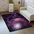 Outer Space Rug for Boys Room 6x9 ft Galaxy Carpet Area Rug for Kids Bedroom Soft Non-Slip Solar System Rug 3D Planet Universe Rug for Living Room
