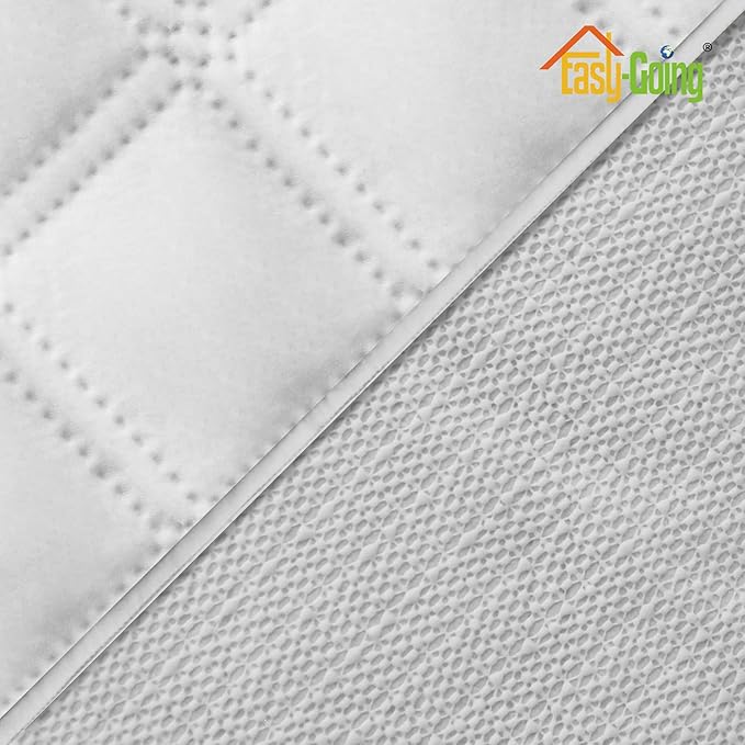 Easy-Going Sofa Slipcover Waterproof Couch Cover for 3 Cushion Couch Sofa Cover Furniture Protector Cover Pets Covers Washable Non-Slip Fabric Pets Kids Children Dog Cat (Sofa, White)