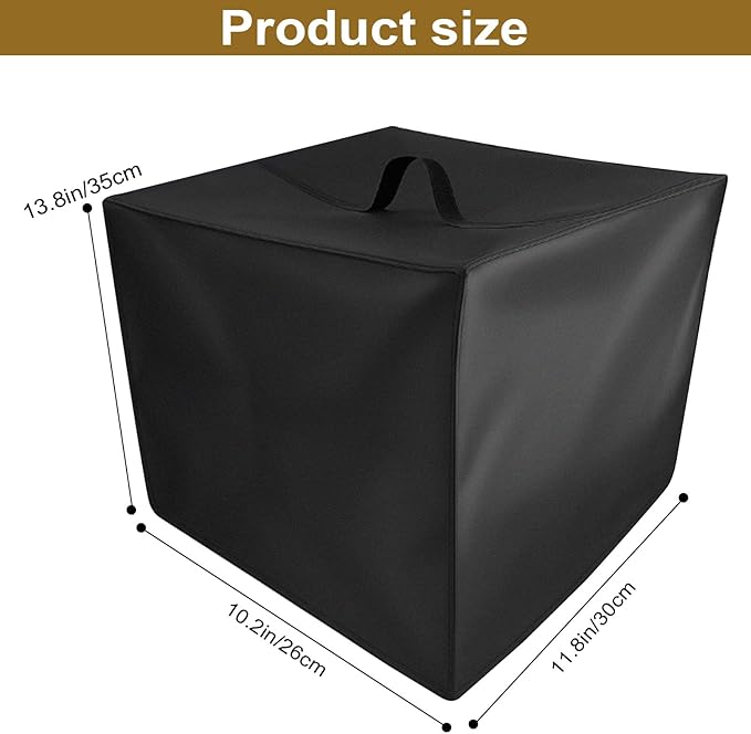 Air Fryer Cover for Ninja AF101 4QT, Fits Instant Pot Vortex 6QT XL & Chefman 4QT, Heavy Duty Heat/Dust Proof Waterproof Cover, 13.79"x10.24"x11.82"H
