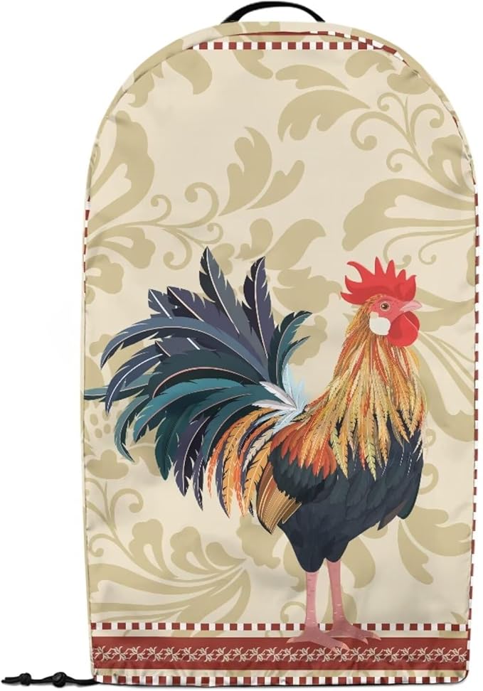 Chicken Print Blender Dust Cover, Drawstring Stand Mixer or Coffee Maker Appliance Covers, Anti Fingerprint Dust Proof Stain Resistant Blender Covers for Home Kitchen Decor