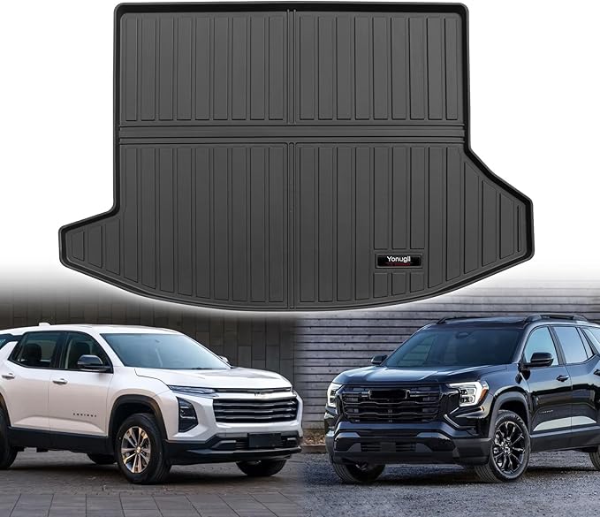 Custom for 2025 2026 Chevy Equinox/GMC Terrain (No EV) Cargo Mats Trunk Liner All Weather TPE Protection Mat Accessories (for 2025 2026 Chevy Equinox/GMC Terrain)