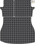 Cargo Mat & Backrest Mats for 2021-2024 2025 Toyota Venza Accessories, All Weather Waterproof Rear Cargo Liner Rear Trunk Liner Back Seat Cover Protector