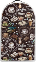 Talayituse Coffee Chocolate Book Print Blender Dust Cover with Handle, Stand Mixer or Coffee Maker Appliance Covers Anti Fingerprint Dust Proof Stain Resistant Blender Cover for Home Kitchen