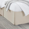 Nestl Silver Bed Skirt Queen Size - Queen Bed Skirt 14 Inch Drop - Brushed Microfiber Bed Skirts - Hotel Quality Pleated Bed Skirt - Shrinkage & Fade Resistant