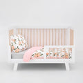 Little Unicorn Toddler Bedding 3-Piece Set | Super Soft & Breathable Muslin Fabric | for Convertible Cribs & Toddler Beds (Watercolor Roses Grande)