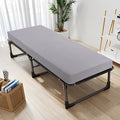 Cot Sheets 31" x 75", Cot Fitted Sheet for Narrow Twin/RVs Bunk/Camper Bunk/Guest Beds/Army Cots/Trifold Mattress/Travel Size Mattress, Shrinkage & Stain Resistant Cot Size Cover, Gray