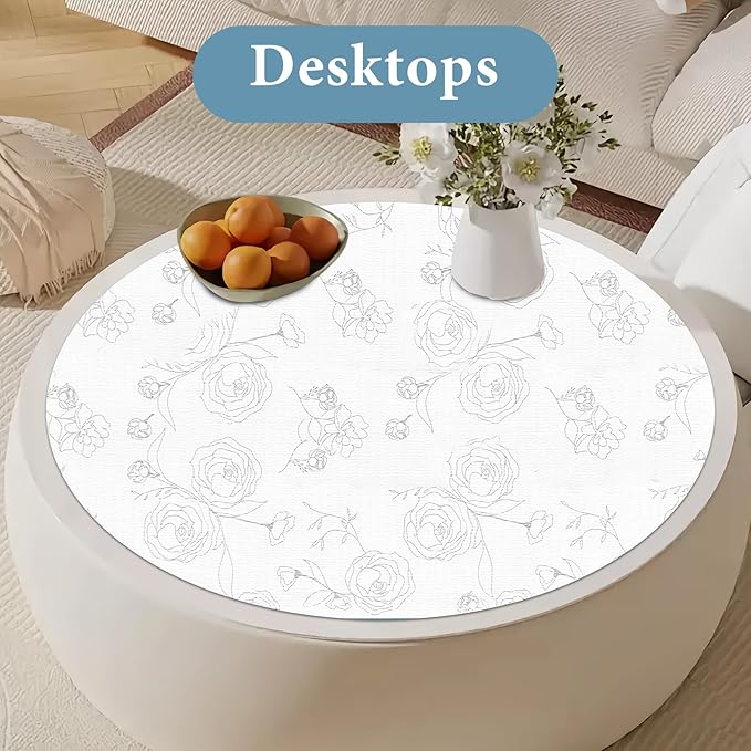 Shelf Liners for Kitchen Cabinets 12in x 30FT Non Adhesive Drawer Liner Sliver Floral Thickened Shelf Liner Paper Strong Non-Slip Easy to Clean for Tool Box Refrigerator with Knife and Tape Measure