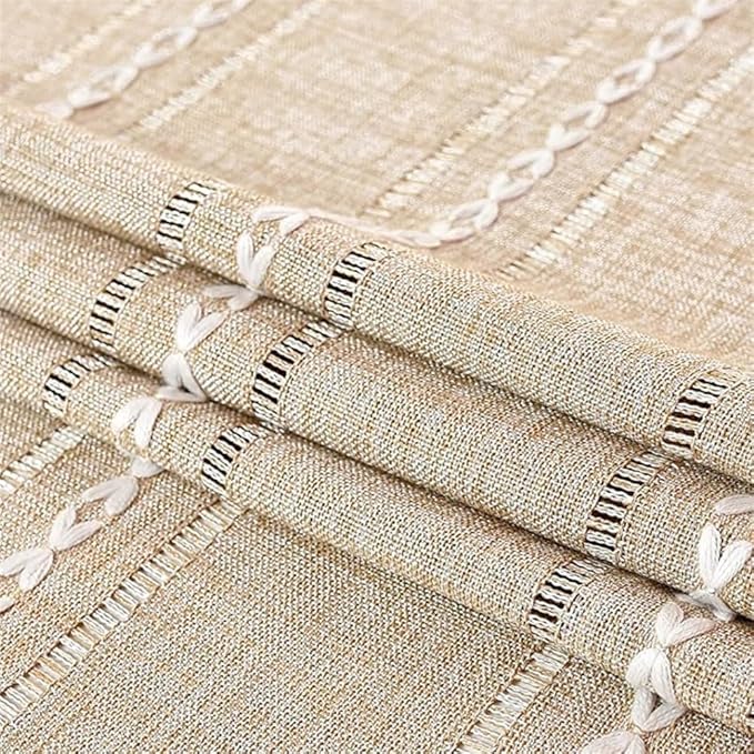 Simple Bedside Table Tassel Cover Cloth, Nightstand Coffee Table Cover Suitable for Bedside Table TV Microwave Washing Machine Refrigerator Dust Cover (Coffee, 15.7 * 35.4 inches)