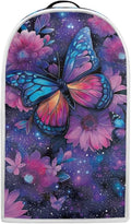 Talayituse Butterfly Galaxy Flower Print Blender Dust Cover, Fingerprint Protection Cover for Stand Mixer or Coffee Machine, Home Kitchen Appliance Covers for Stain Dust Resistant Supplies