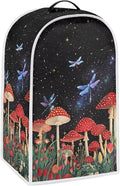 Blender Covers for Kitchen Food Processor Cover with Handle, Dust Covers for Kitchen Appliances Stand Mixer or Coffee Maker Appliance Cover, Mushroom Dragonfly Print