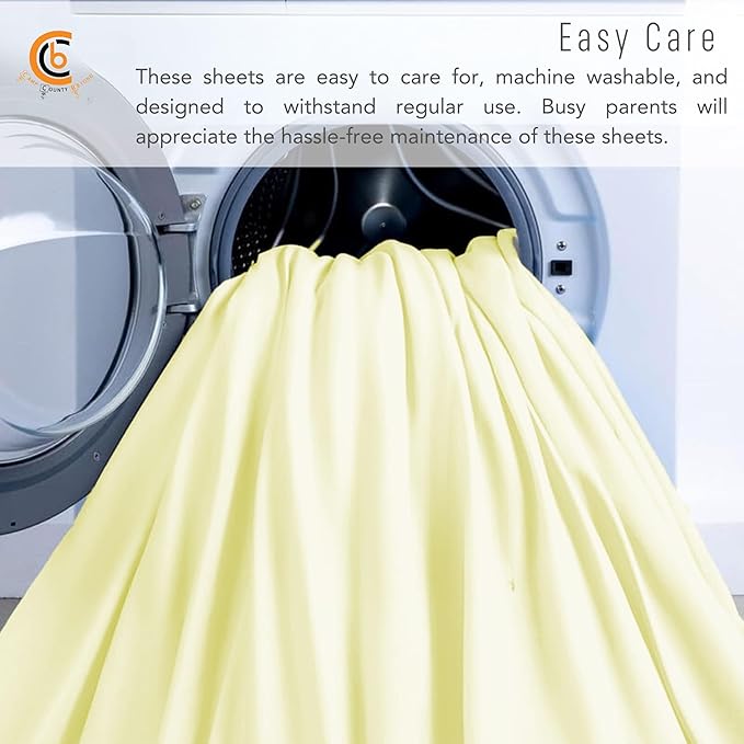 Camping Cot Sheets 30" x 80" - 3 Piece Sheet Set for Bunk Bed - fits Upto 9" Deep Mattress, Perfect for Narrow Twin, Camping Cot, RV Bunk, Guest Beds, Trifold Mattress - Ivory
