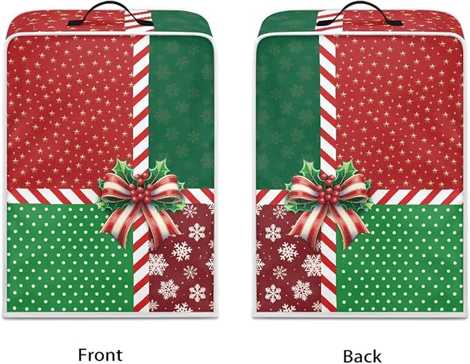 Coffee Maker Cover Christmas Holiday Dust Resistant Small Kitchen Appliance Protector with Handle