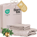 Duvet Cover Set - 100% Viscose Derived from Bamboo Duvet Cover King Size, 3 PC Luxury Cooling Duvet Cover for Hot Sleepers, Buttery Soft Comforter Cover & 2 PC King Pillowcases, Blush