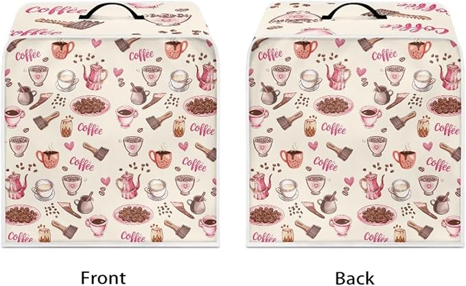 Coffee Maker Cover - Waterproof Foldable Coffee Machine Dust Cover - Washable Foldable Kitchen Appliance Protector