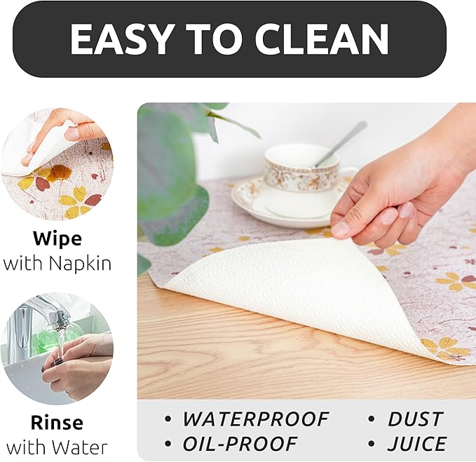 RAY STAR 12X120 Inch Shelf Liner for Kitchen Cabinets, Non-Adhesive Cabinet Liner Washable, PVC Drawer Liner for Dresser Non-Slip Bathroom (Yellow-Floral)(1 Roll)