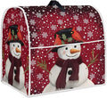 Christmas Mixer Cover for Kitchen Aid 6-8 Qt Mixer, Snowman Small Appliance Dust Covers Universal for Air Fryers, Coffee Makers, Kitchen Decor Gift for Christmas