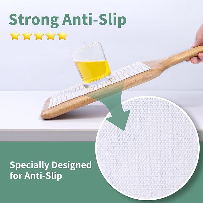 Gold and White Shelf Liners for Kitchen Cabinets Non Adhesive Cabinet Liner Strong Non-Slip Thickened Easy to Clean for Shelf Cabinet with Knife and Tape Measure