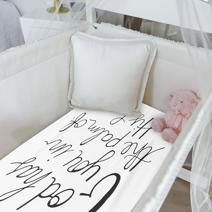 Elastic Fitted Bassinet Sheet for Boys and Soft Breathable Jersey Cradle Mattress Cover with Chic Pattern Comfortable and Protective Bedding for Newborns