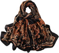 Fashion Scarves Scarf 100% Silk Feeling Scarf Silk Like Scarves Long Lightweight Sunscreen Shawls for Women