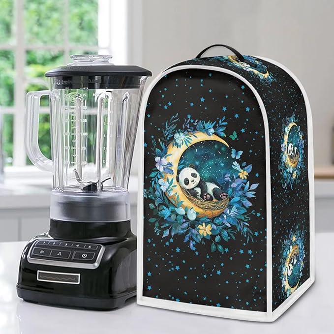 Panda Moon Blender Covers for Kitchen Food Processor Cover with Durable Handle, Dust Covers for Kitchen Appliances Stand Mixer or Coffee Maker Appliance Cover for Household