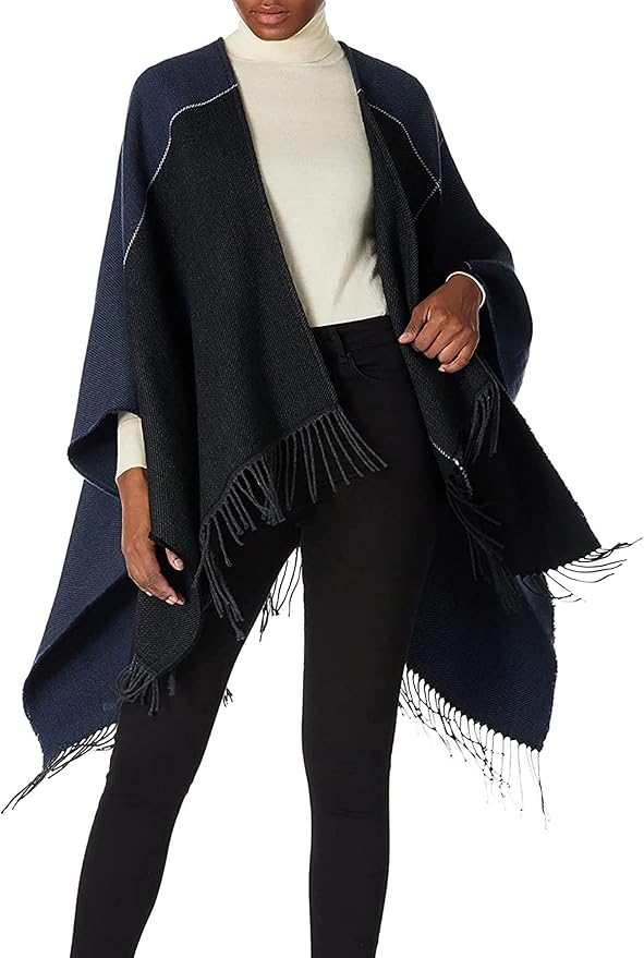 Breezy Lane Women's Shawl Wraps Warm Poncho Ruana Wrap Cardigan