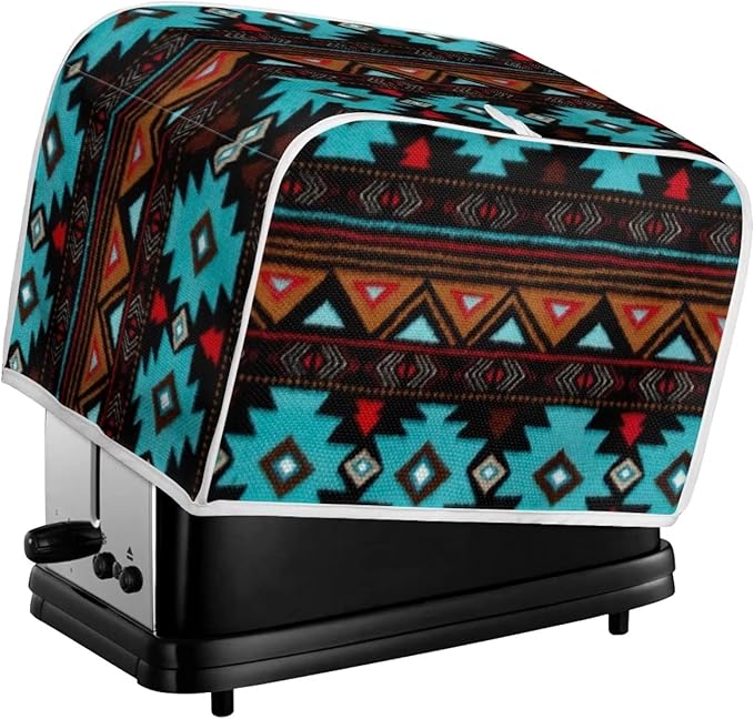 ZFRXIGN Tribal Aztec Toaster Cover 2 Slice Small Kitchen Appliance Cover Reusable Toaster Bag Microwave Oven Dust Cover Home Decorative Accessories Boho Southwestern
