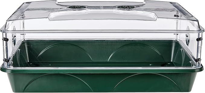 EarlyGrow 93774 Domed Propagator, 1 Height Extender, Green