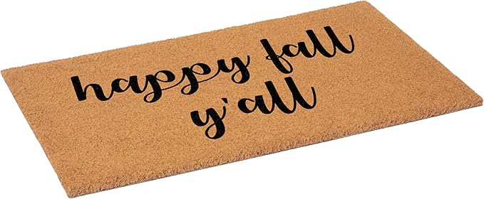 Calloway Mills Hapy Fall Yall Doormat, 24" x 48"