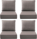 Luxury Outdoor Seat Cushion Set-22 x 24 x 6 Inch Outdoor Chair Cushions with Water Resistant & Removable Cover Outdoor Cushions for Patio Furniture Chair Sofa Couch