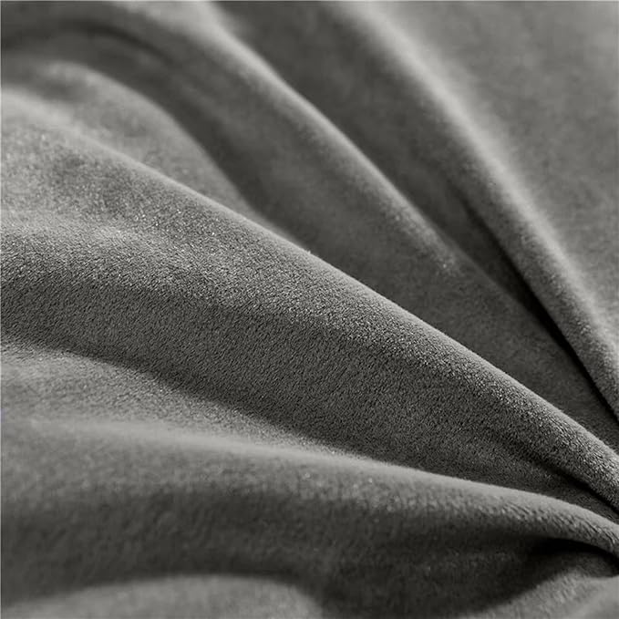 Triangular Reading Bed Rest Pillow Large Bolster Cushion Headboard Backrest Wedge Pillow with Removable Cover and Two Large Side Pockets (Grey, California King: 71 x 8 x 20 inches)