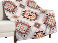 Southwest Style Blanket, Boho Geometric Print Throw Blanket Tribal Aztec Blanket for Couch Bed Sofa Cover Throw Home DéCor 30"x40"