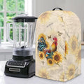 Sunflower Rooster Blender Cover Kitchen Blender Dust Covers with Drawstring Food Processor Dust Covers Stand Mixer Case Coffee Maker Appliance Cover for Home Kitchen Indoor