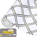 Drawer and Shelf Liner for Kitchen Cabinet: 17 in X 20 Ft Non Slip Waterproof Shelf Paper Non Adhesive Refrigerator Liners Black and White Squares Easy Liners for Bathroom