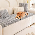 Plush Pet Sofa Covers for Dogs Washable Couch Protector for Cushion, Dog Friendly Furniture Covers Protector