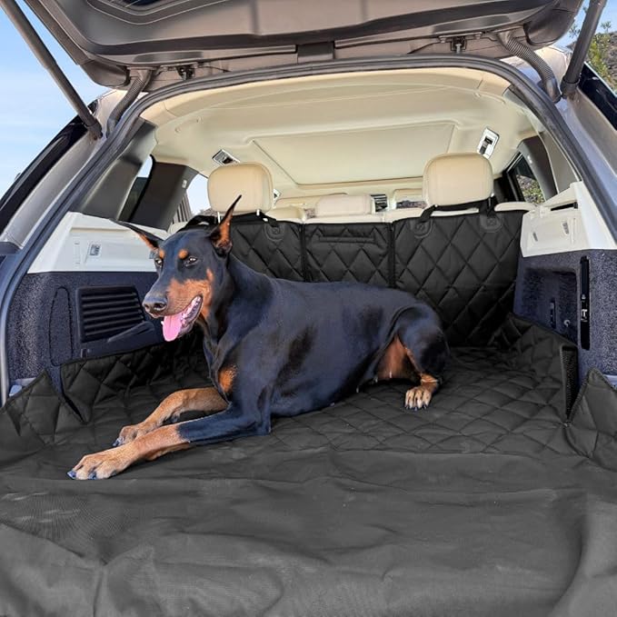 Rydura SUV Cargo Liner – Waterproof, Heavy-Duty Trunk Mat with Non-Slip Backing – Full Rear Seatback Coverage – Fits 60/40 & 50/50 Split Seats – Easy to Clean – Travel, Tools, Gear – Small