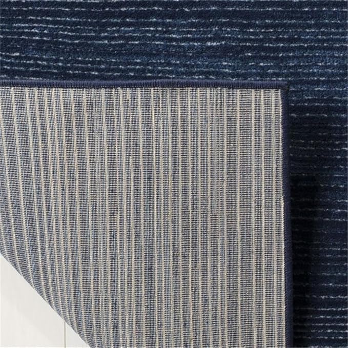 SAFAVIEH Vision Collection Runner Rug - 2'2" x 12', Navy, Modern Ombre Design, Non-Shedding & Easy to Clean, Ideal for Foyer, Hallway, Bedroom (VSN606N)