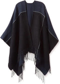 Breezy Lane Women's Shawl Wraps Warm Poncho Ruana Wrap Cardigan