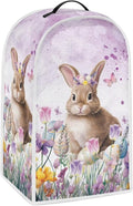 Easter Bunny Blender Covers for Kicthen, Tulip Coffee Machine Dust Cover Washable Dustproof Cover Compatible with Blender Juicer Food Processor Protection