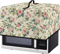 Microwave Cover, Rose Microwave Dust Cover Waterproof Microwaves Oven Covers Microwaves Accessories Decorative Kitchen Appliance Cover for Air Fryer Toaster