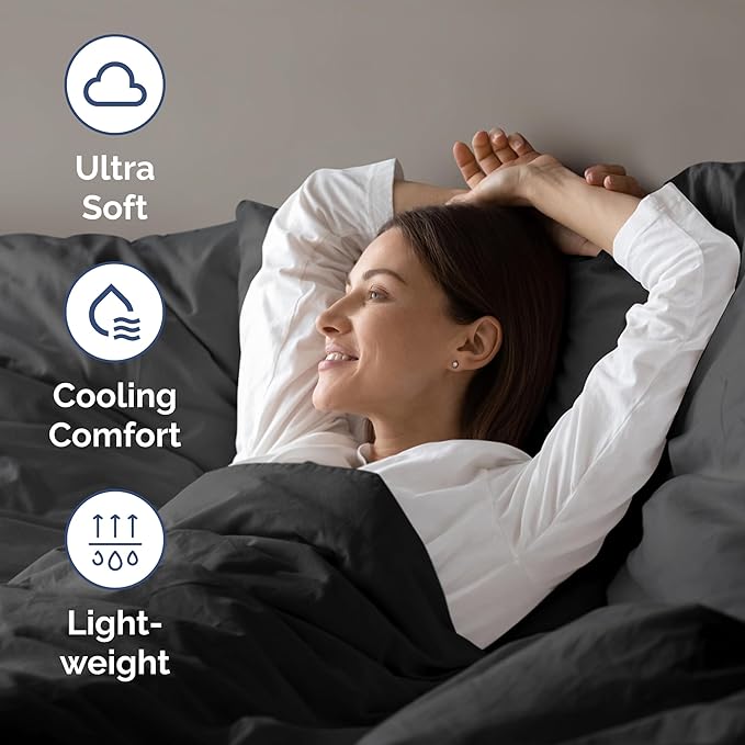 Air Mattress Sheet Set for Twin Size - 3 Piece Breathable & Cooling Sheets w/Extra Deep Pockets - Fits Inflatable & Blow Up Air Mattresses Up to 24 Inches Thick - Ultra Soft & Wrinkle Free - Black
