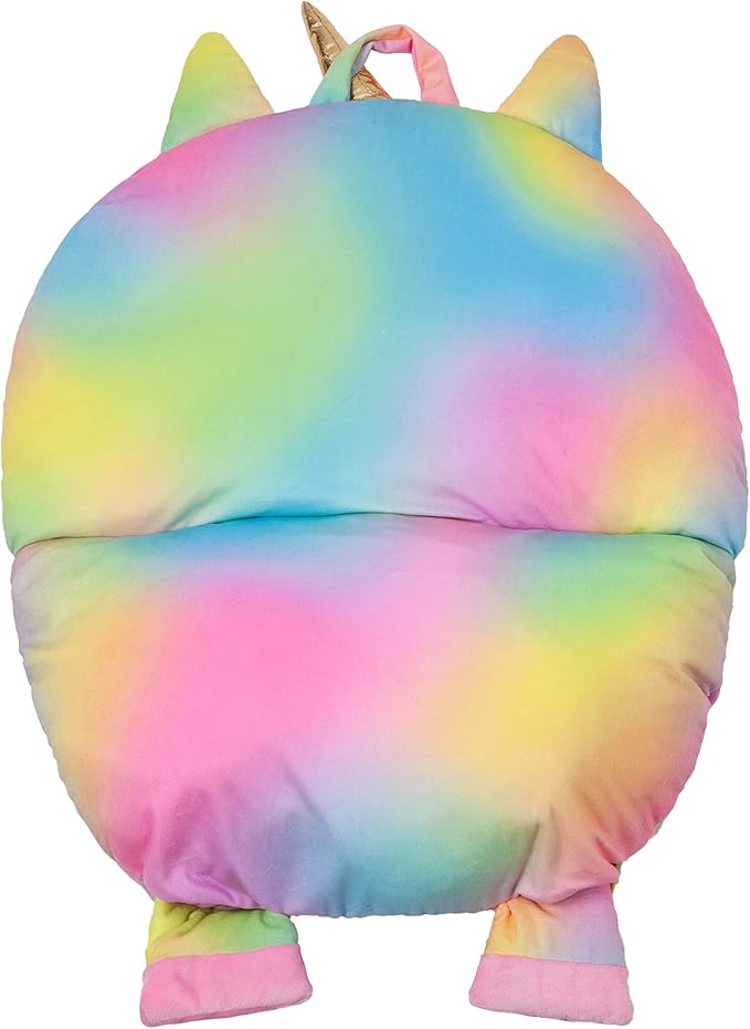 Kid's Nap Buddies Character Preschool Nap Mat, Toddler Sleeping Bag with Pillow for Daycare, Ages 3+