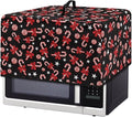 Microwave Oven Grill Cover Protector, Christmas Lollipop Waterproof Dust-Proof Heavy Duty Polyester Dust Heat Resistant Cover Case Protections for Toaster Oven