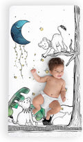 JumpOff Jo - Fitted Crib Sheet, Super Soft Breathable 100% Cotton Baby Crib Sheet for Standard Crib Mattresses and Toddler Beds, 28 in. x 52 in. - Lionhearted