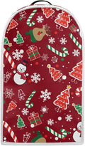 Talayituse Snowman Deer Tree Print Blender Dust Cover, Fingerprint Protection Cover for Stand Mixer or Coffee Machine, Home Kitchen Appliance Covers for Stain Dust Resistant Supplies Christmas Decor