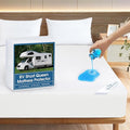 RV Short Queen Terry Mattress Protector Waterproof for 75''×60'' up to14'' Depth, Ultra Soft & Breathable Smooth Top Fitted Mattress Cover Skin-Friendly Machine Washable Mattress Protector