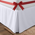 Utopia Bedding King Bed Skirt - Soft Quadruple Pleated Ruffle - Easy Fit with 16 Inch Tailored Drop - Hotel Quality, Shrinkage and Fade Resistant (King, White)