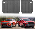 Custom for 2015-2022 Chevy Colorado/GMC Canyon Crew Cab Rear Seat Backrest Mats All Weather TPE Protection Mat Accessories (Not Fit Extended Cab) (for 2015-2022 Chevy Colorado/GMC Canyon Crew Cab)