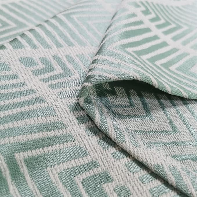 Simple Bedside Table Tassel Cover Cloth, Tablecloth Cover Towel, Suitable for Bedside Table TV Microwave Washing Machine Refrigerator Dust Cover (Light Green, 15.7 * 35.4 inches)