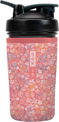 Sok It BotlSok Protein Blender Shaker Bottle Sleeve Insulated Neoprene Cover (Blushing Blooms, Fits 24oz Blender)